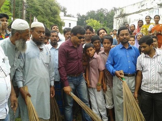 Cleanliness Drive in Sonamura by Sub-Divisional Administration